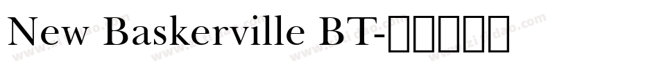 New Baskerville BT字体转换